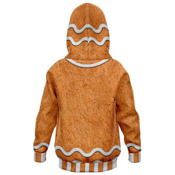 Navidad Christmas Sudadera Gingerbread Cosplay Sudadera con Capucha para Niños